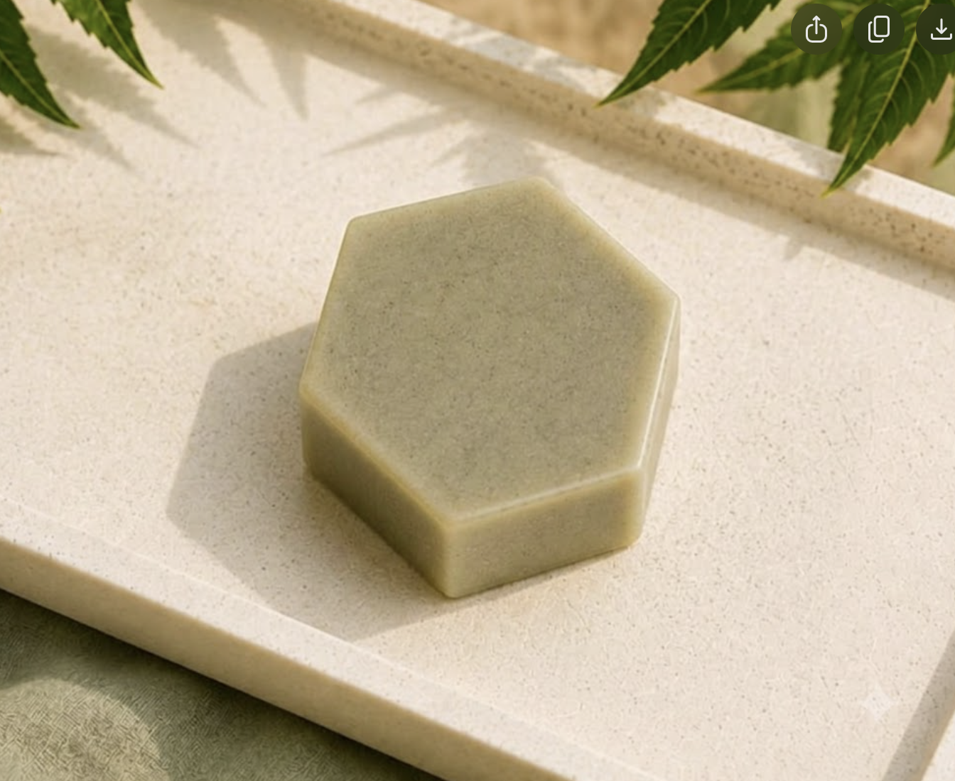 Neem, Natural Formula — handmade organic soap