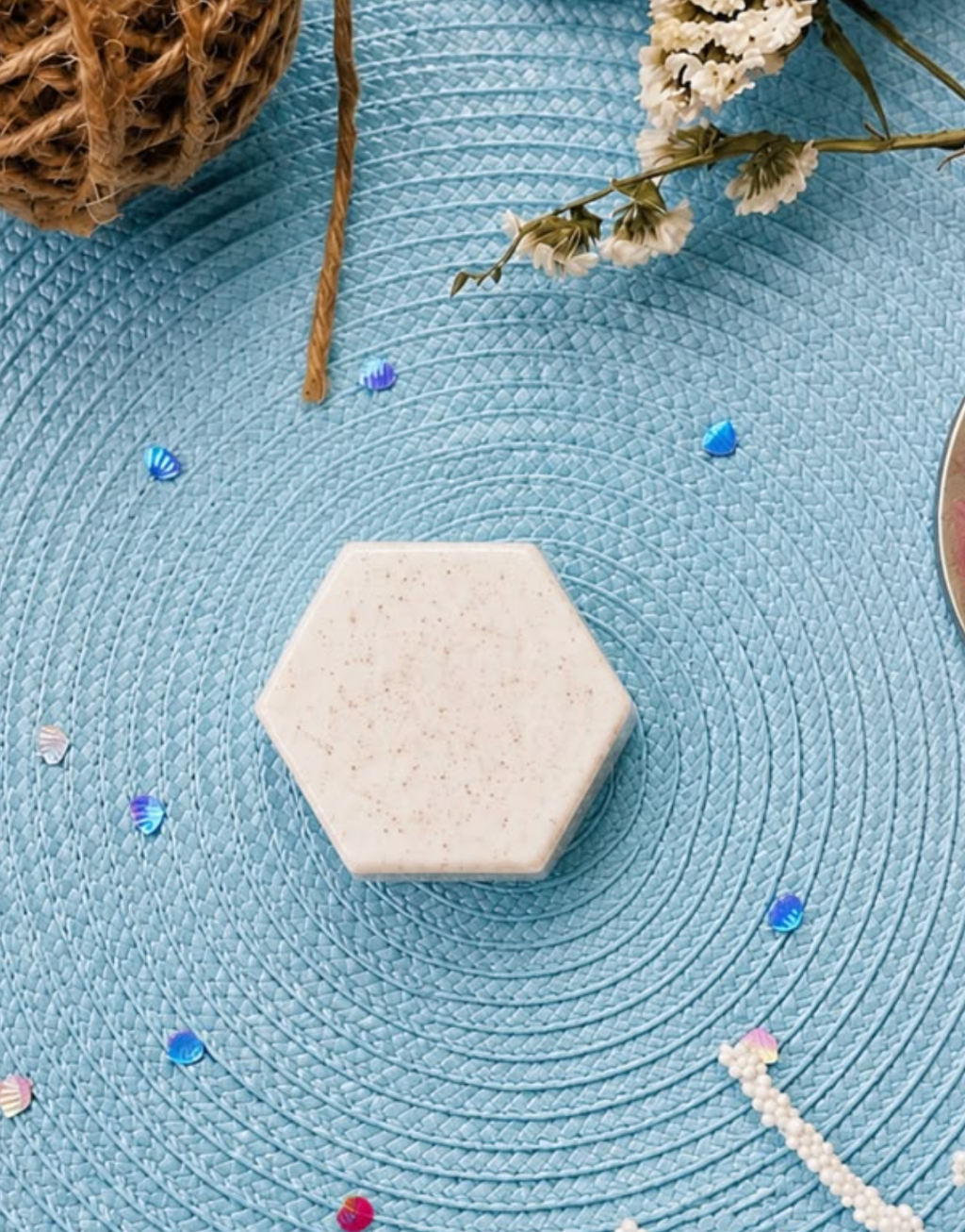 Rice & Kojic Glow Soap, Gentle Exfoliating Formula) — handmade organic soap by Bloom by Aneela