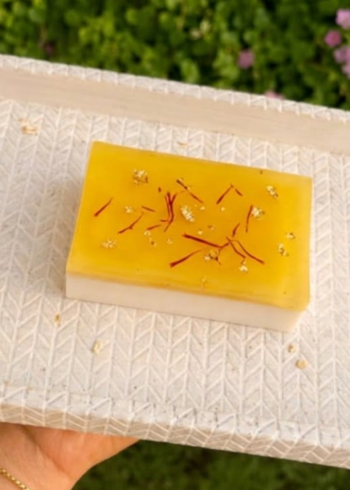 Oat & Saffron Luxe — handmade organic soap