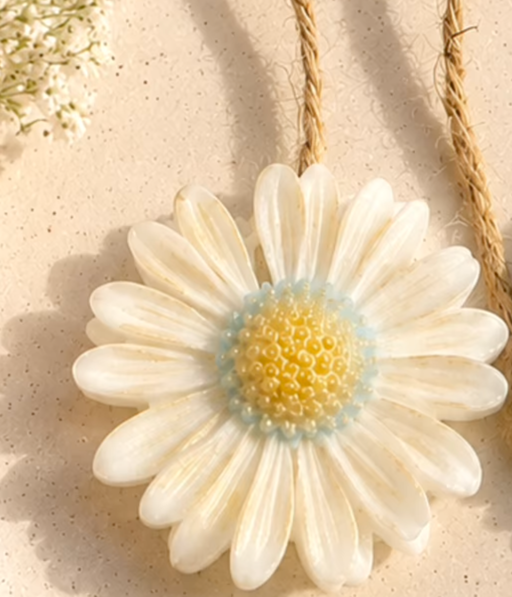 Hanging Daisy — handmade organic soap by Bloom by Aneela