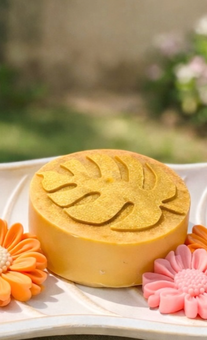 Turmeric & Sandalwood Glow Bar — handmade organic soap