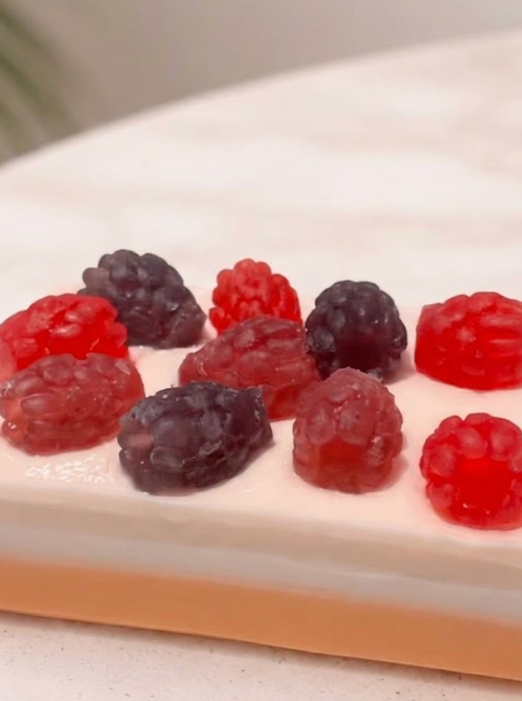 Berry Cheesecake Soap Bar — handmade organic soap by Bloom by Aneela