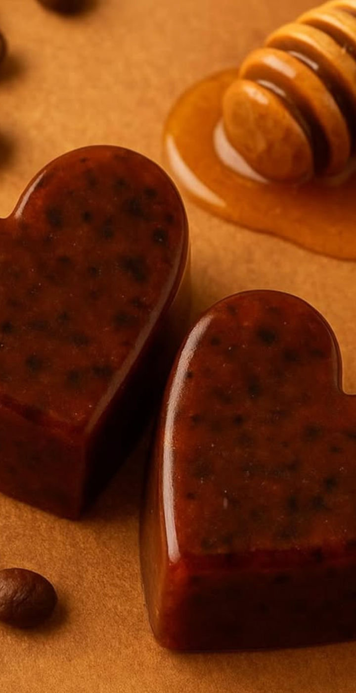 Coffee & Honey Soap — handmade organic soap
